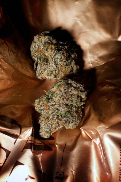 Cannabis Zijdezacht Brons Koper — Stockfoto