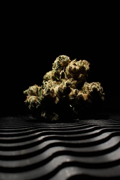 Cannabis Golvend Patroon Ontwerp — Stockfoto