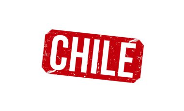 Chile stamp red rubber stamp on white background. Chile stamp sign. Chile stamp.