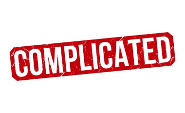 Complicated rubber stamp vector illustration on white background.