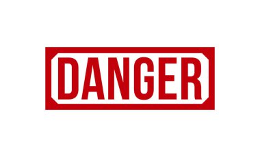Danger rubber stamp on white background. Danger Rubber Stamp.