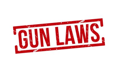 Gun laws grunge Rubber Stamp vector design.