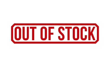 Stok dışı Kırmızı Kauçuk Pul Vektör Tasarımı.