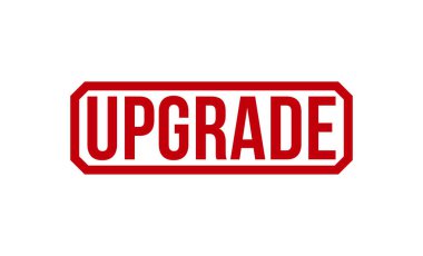 Kırmızı Lastik Damga vektör tasarımını yükselt.