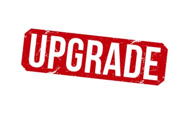 Kırmızı Lastik Damga vektör tasarımını yükselt.