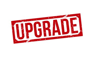 Kırmızı Lastik Damga vektör tasarımını yükselt.