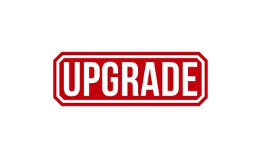 Kırmızı Lastik Damga vektör tasarımını yükselt.