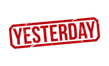 Dün Kırmızı Lastik Damga vektör tasarımı.