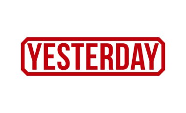 Dün Kırmızı Lastik Damga vektör tasarımı.