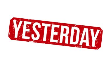 Dün Kırmızı Lastik Damga vektör tasarımı.