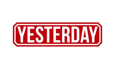 Dün Kırmızı Lastik Damga vektör tasarımı.