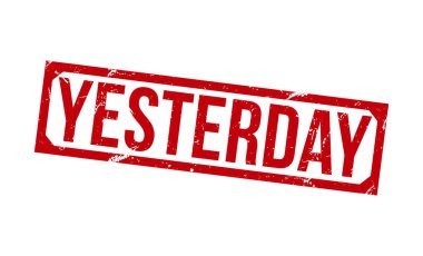 Dün Kırmızı Lastik Damga vektör tasarımı.