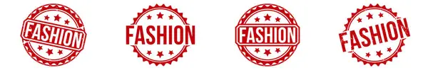 fashion stamp red rubber stamp on white background. fashion stamp sign. fashion stamp.
