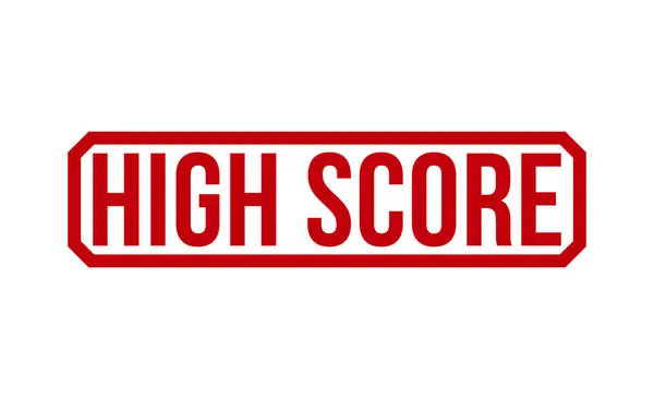 High Score rubber stamp vector illustration on white background. High Score rubber stamp