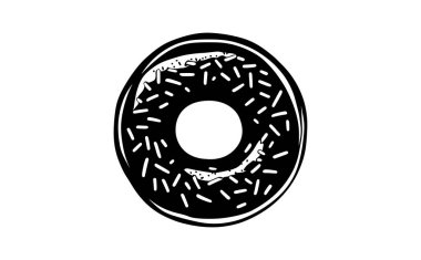 Premium donut Icon. High Quality Vector Illustration in Flat Design