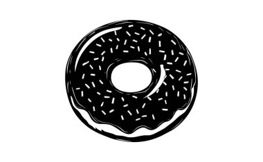 Premium donut Icon. High Quality Vector Illustration in Flat Design