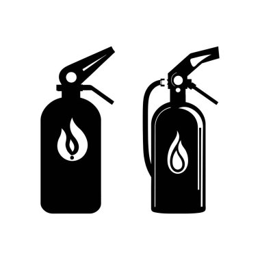 Professional fire extinguisher Icon. Scalable, Clean, and Minimalist Vector for Apps and Branding.