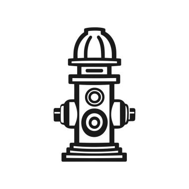 Modern fire hydrant Icon in Outline Style. Perfect for UI, Web, and Graphic Design Projects.