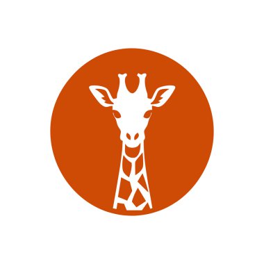 Modern giraffe head Icon in Outline Style. Perfect for UI, Web, and Graphic Design Projects.