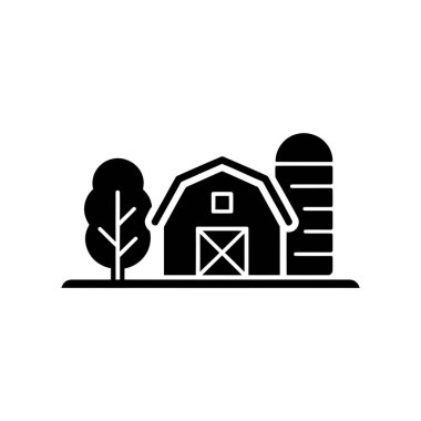 Klasik bir ahır siluetini simgeler. Silo ve ağaçla birlikte pürüzsüz beyaz bir zemin oluşturur. Kırsal mimariyi minimalist tarzda vurgular..