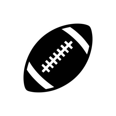 Vurucu siyah ve beyaz grafikler, uçlarında beyaz çizgiler ve göbek boyunca uzanan ayrıntılı dikişlerle Amerikan futbolu oynuyor..