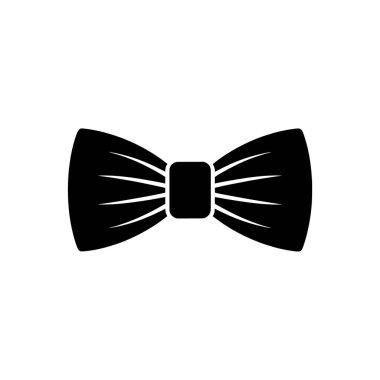 İllüzyon, minimalist siyah bir papyon sunar, zarafetin simgesi. Şeffaf bir arkaplanda izole edilmiş.