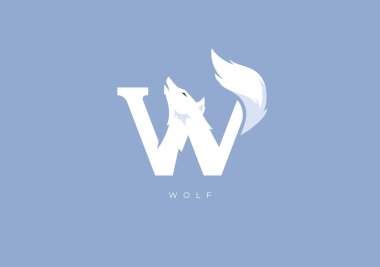 Bu Wolf 'un modern bir logosu. Kurt sembolü ile Wolf' un baş harfi olan W harfinin harika bir kombinasyonu..