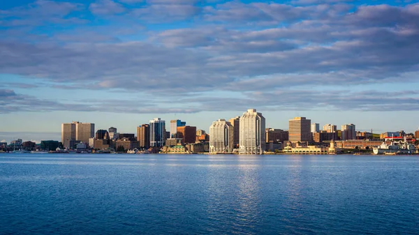 View Downtown Halifax Dartmouth Waterfront Purdy Wharf Halifax Nova Scotia — Stock Photo, Image