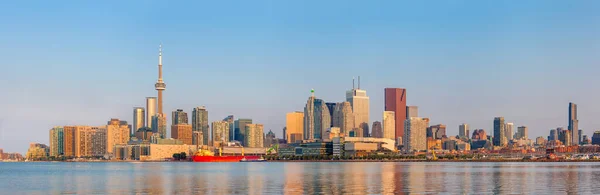 Panorama Toronto Sul Lago Ontario All Alba — Foto Stock
