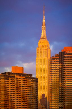 NEW YORK - CIRCA EKİM 2016: Empire State Building, New York, ABD