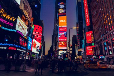 NEW YORK - CIRCA ECTOBER 2016: Times Square, New York City, ABD