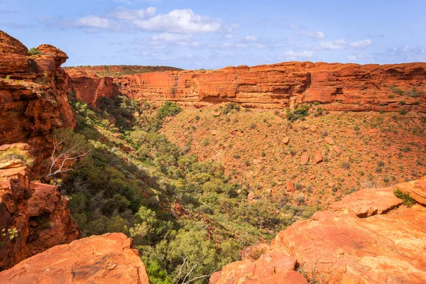 Kings Canyon Central Australia Northern Territory Australiaのパノラマビュー — ストック写真