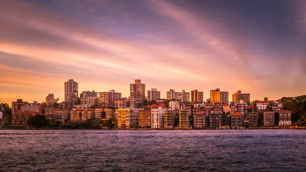 Sunset View Kirribilli One Most Affluent Suburbs Sydney Australia — Stock Photo, Image