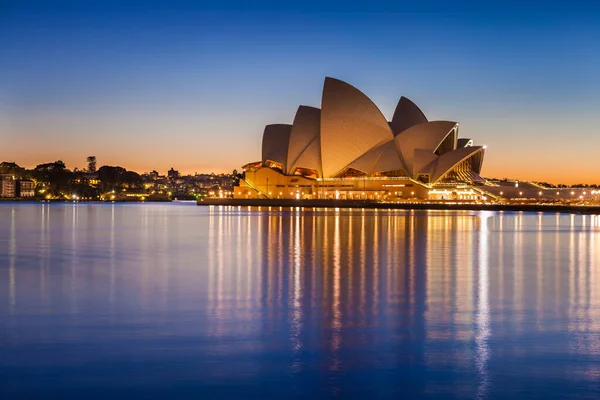 Sydney Österrike Circa August 2016 Sydney Opera House Gryningen Sydney — Stockfoto