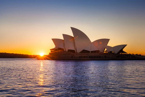 Sydney Österralien Circa August 2016 Sydney Opera House Mot Stigande — Stockfoto