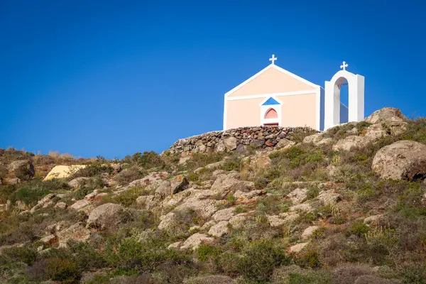 Iglesia Panagia Santorini Grecia — Foto de Stock