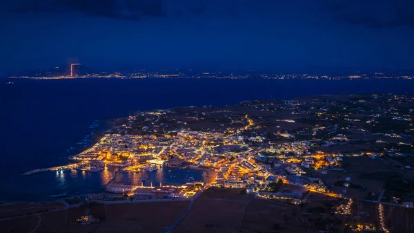 Pequeña Ciudad Favignana Atardecer Islas Egadi Italia —  Fotos de Stock