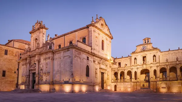 Kościół Wniebowzięcia Nmp Santa Maria Assunta Lecce Włochy — Zdjęcie stockowe