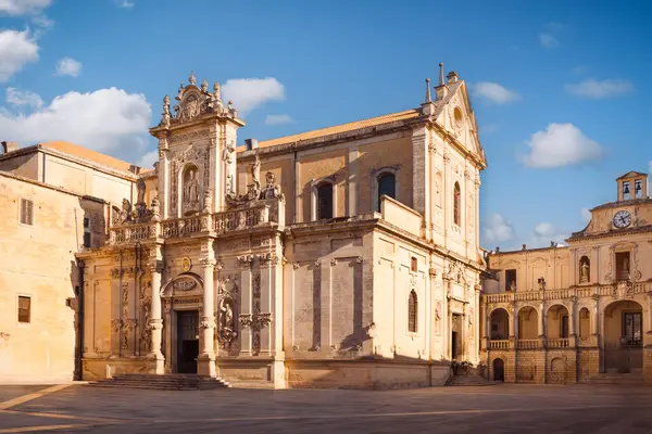 Chiesa Cattedrale Santa Maria Assunta Lecce Italia — Foto Stock