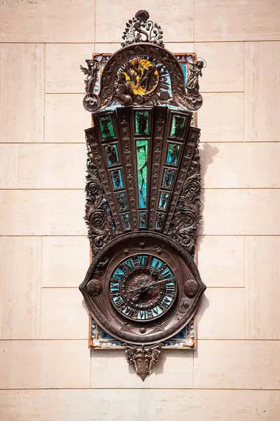 Orologio Delle Maraviglie Wonders Clock Náměstí Oronzo Lecce Itálie — Stock fotografie