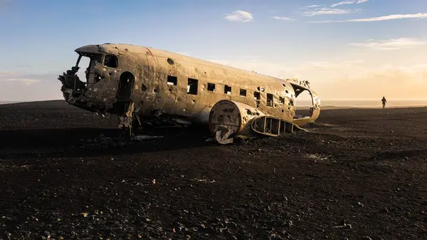 Solheimasandur DC-3 plane wreck, South Iceland, Iceland