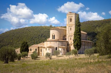Sant 'Antimo Manastırı, Montalcino, Toskana, İtalya