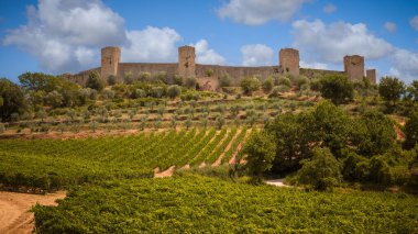 Şehir duvarları, Monteriggioni, İtalya