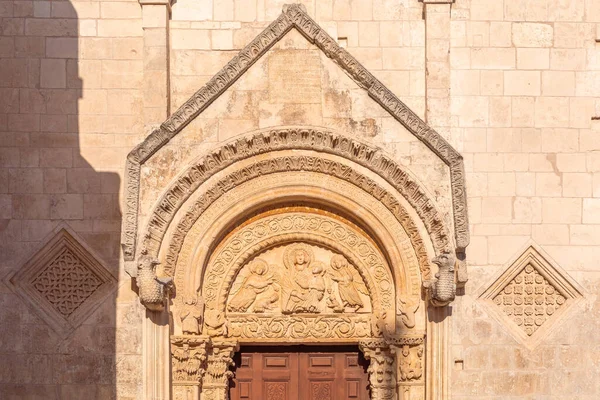Безель Фасаде Церкви Святой Марии Маджоре Санта Мария Маджоре Сант — стоковое фото