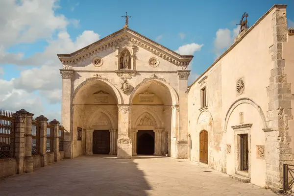 Heiligdom Van San Michele Arcangelo Heilige Michaël Aartsengel Monte Sant — Stockfoto
