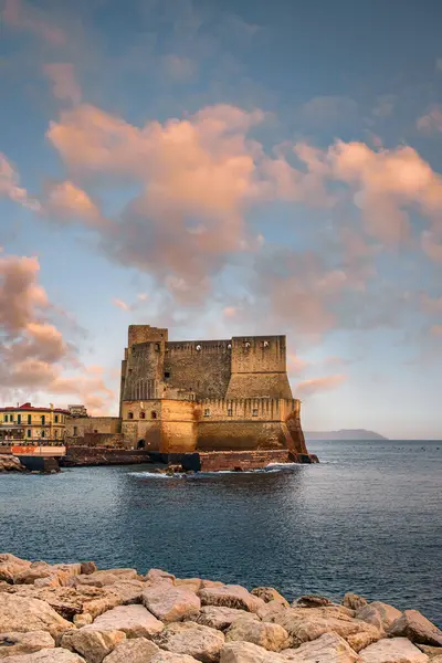 Castel Dell Ovo Een Middeleeuws Fort Napels Napels Italië — Stockfoto