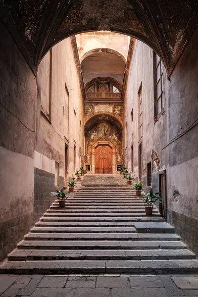 Monumentale Ingang Van Het Klooster Van San Grgorio Armeno Napels — Stockfoto