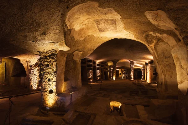 Catacomben Van San Gennaro Napels Italië — Stockfoto
