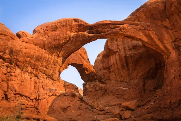 Double Arch Arches National Park Usa — Stockfoto