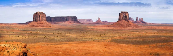 Classic View Monument Valley Artist Point Monument Valley Navajo Tribal — Stock Photo, Image